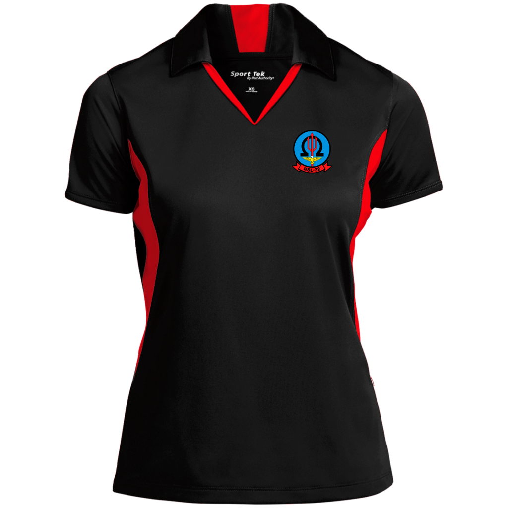 HSL 32 1 Ladies' Colorblock Performance Polo