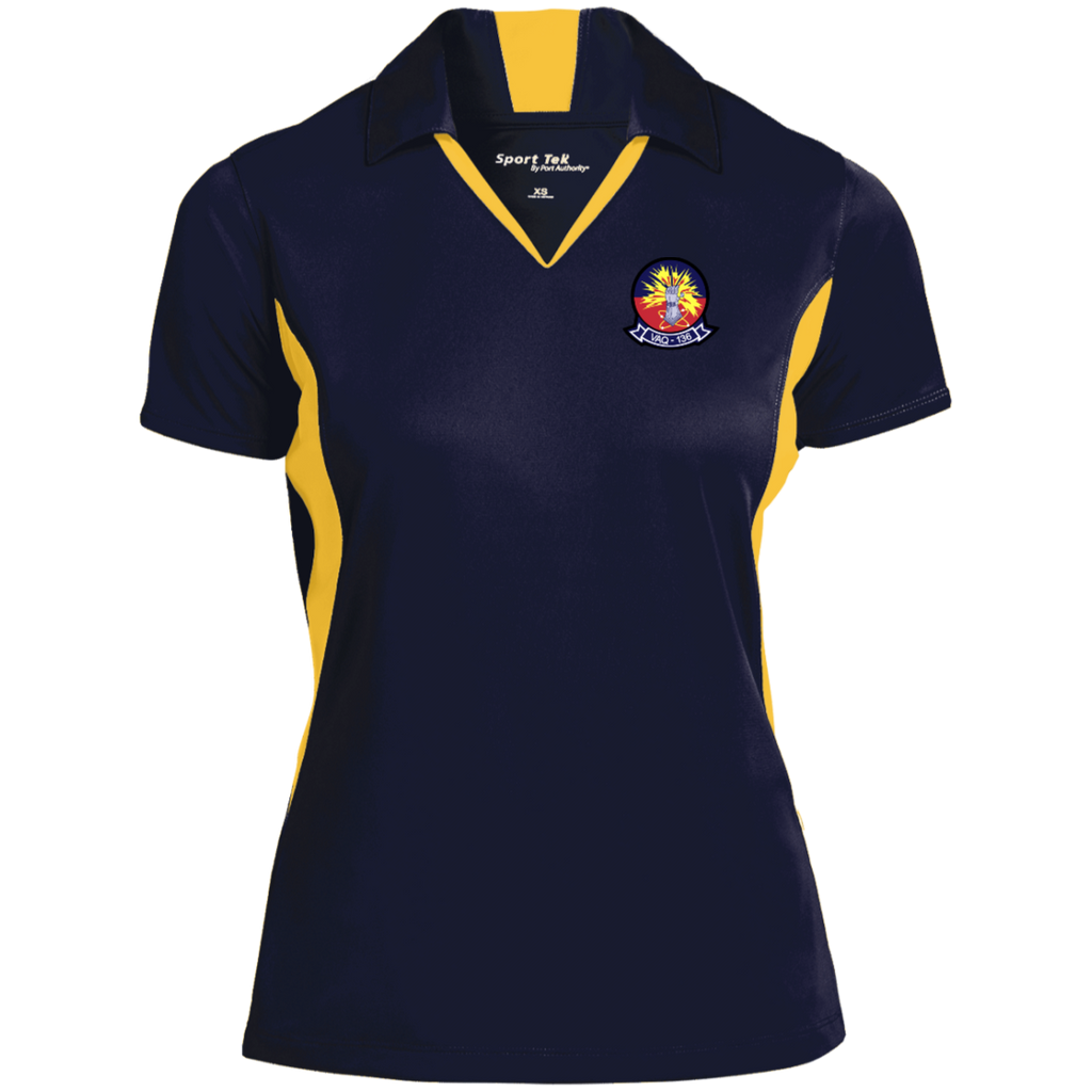 VAQ 136 4 Ladies' Colorblock Performance Polo