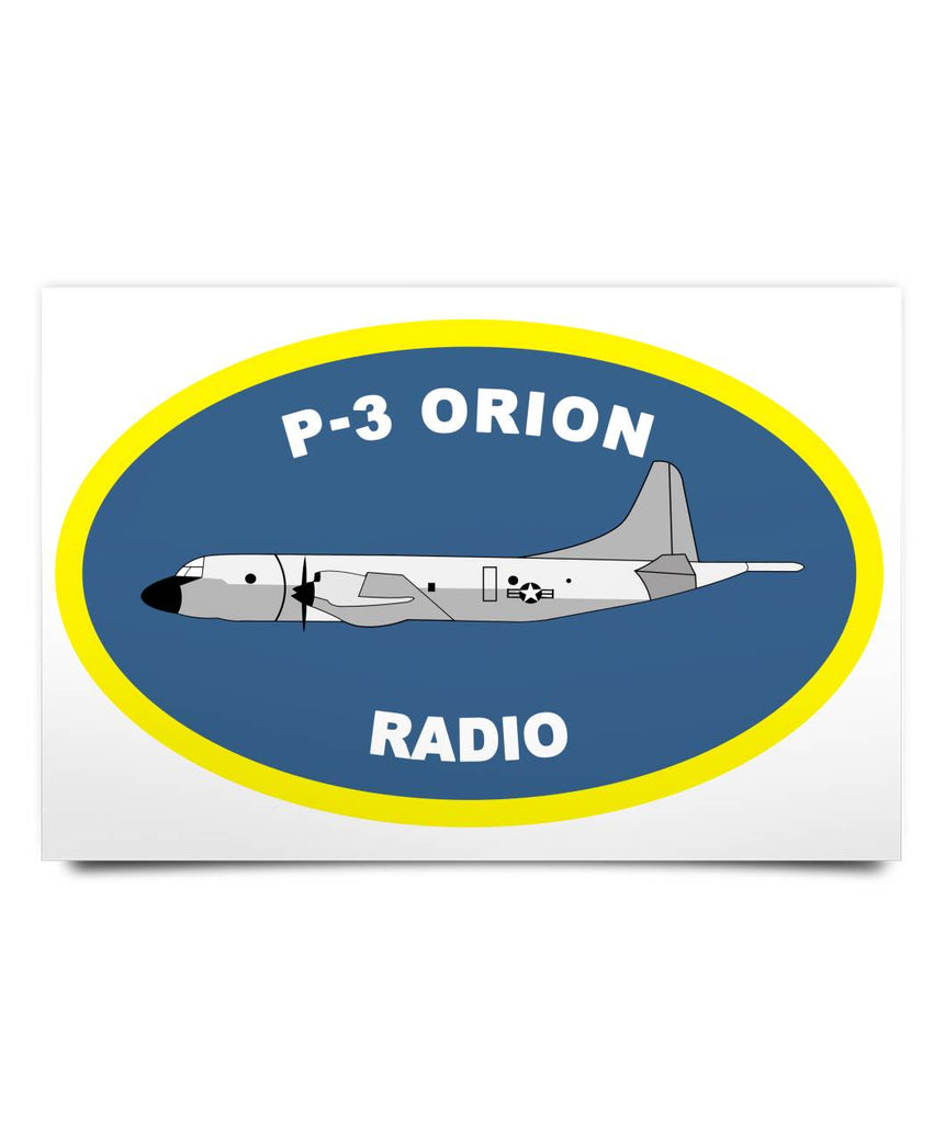 P-3 Orion 4 Radio Poster