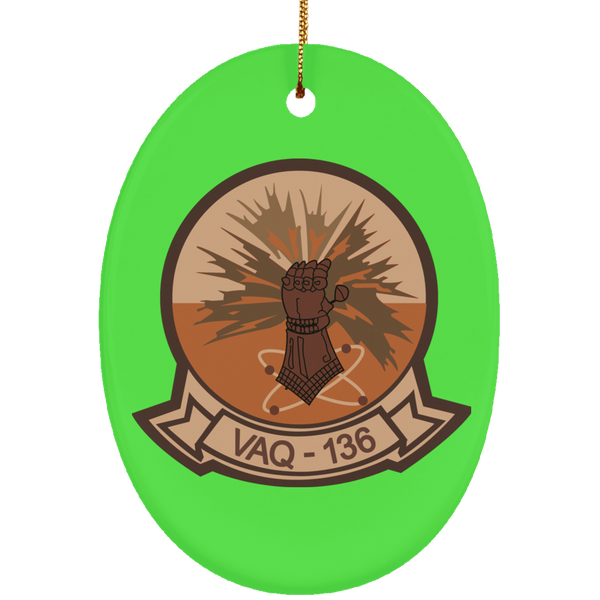 VAQ 136 2 Ornament - Oval