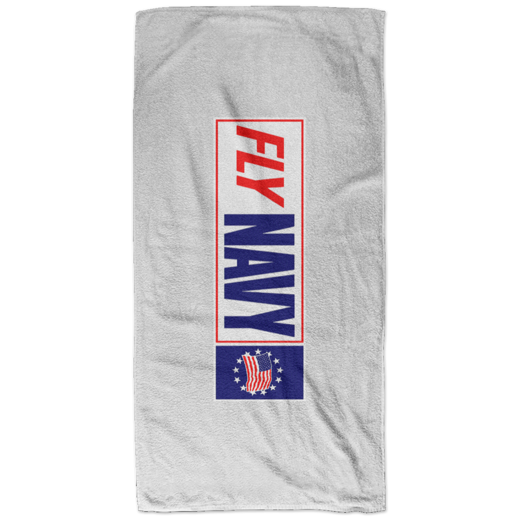 Fly Navy 1 Bath Towel - 32x64