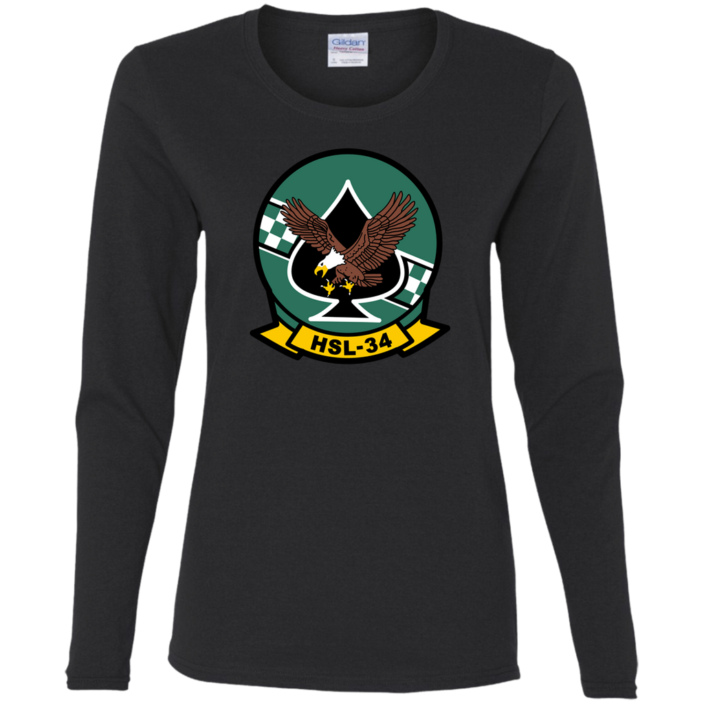 HSL 34 1 Ladies' Cotton LS T-Shirt