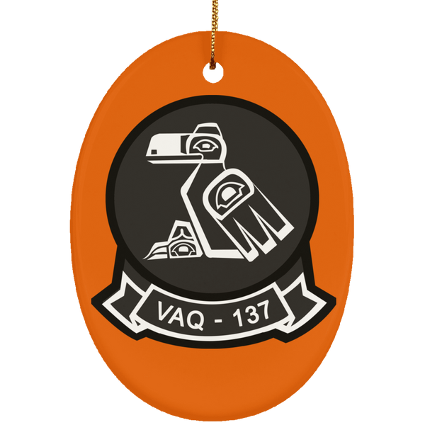 VAQ 137 4 Ornament - Oval