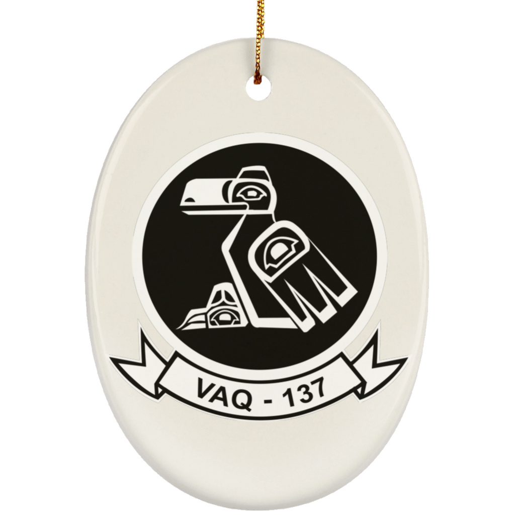 VAQ 137 3 Ornament - Oval