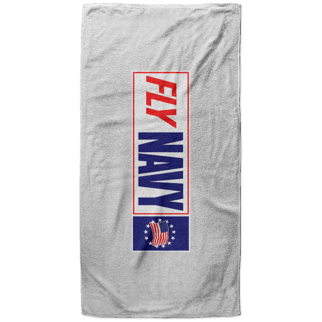 Fly Navy 1 Beach Towel - 37x74