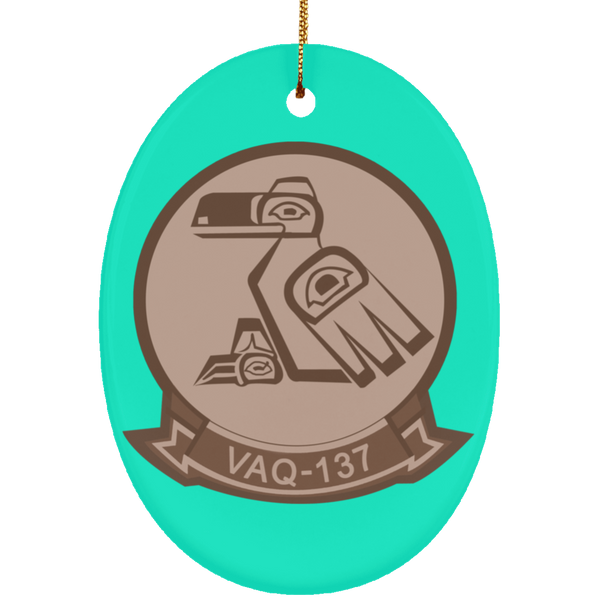VAQ 137 2 Ornament - Oval