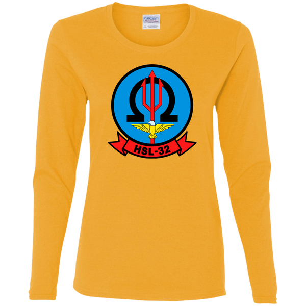 HSL 32 1 Ladies' Cotton LS T-Shirt