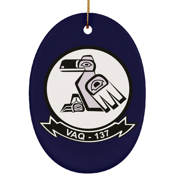 VAQ 137 1 Ornament - Oval