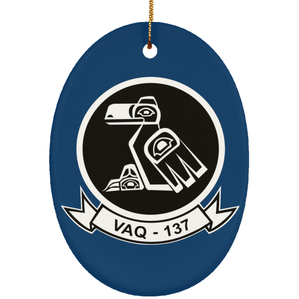 VAQ 137 3 Ornament - Oval