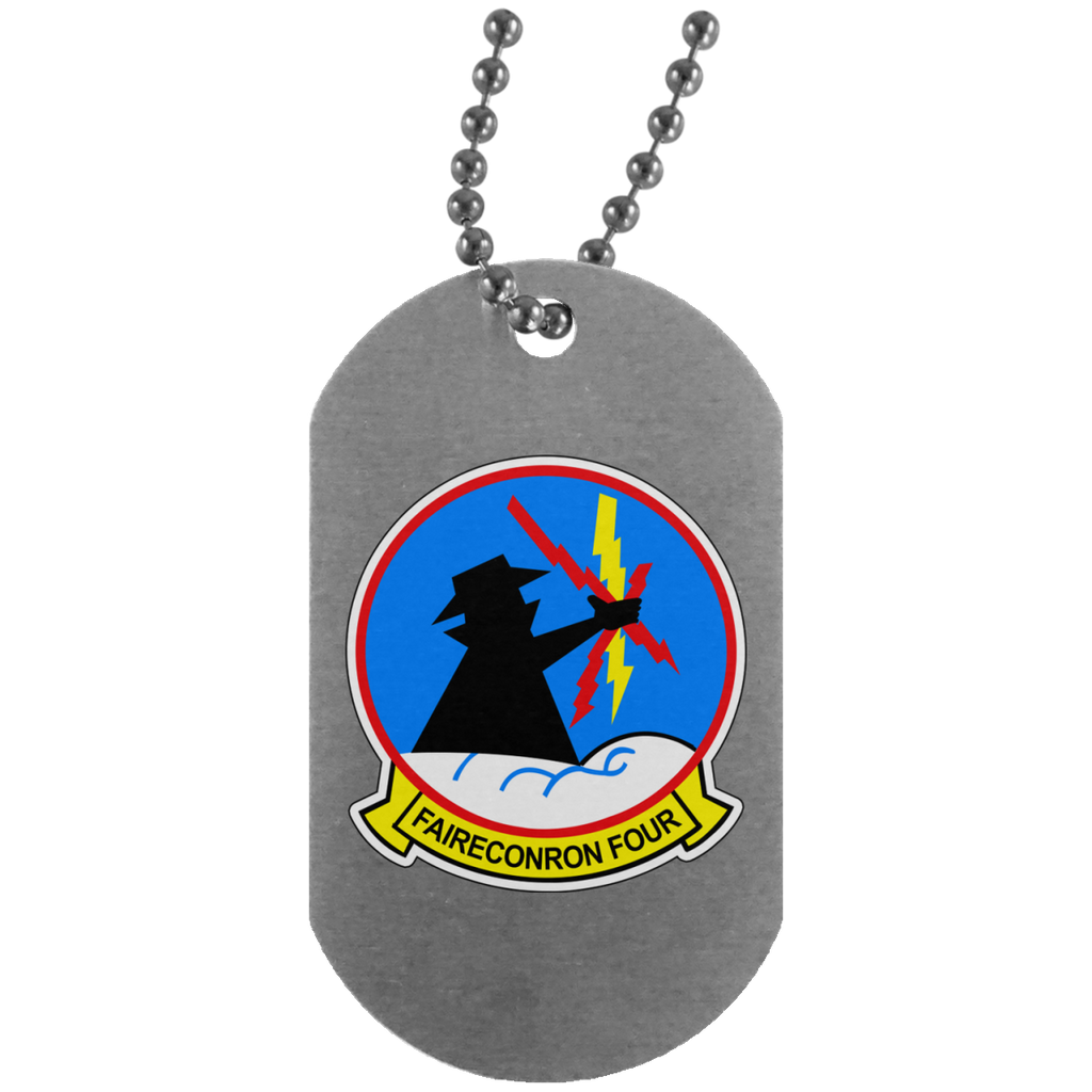 VQ 04 2 Dog Tag - Silver