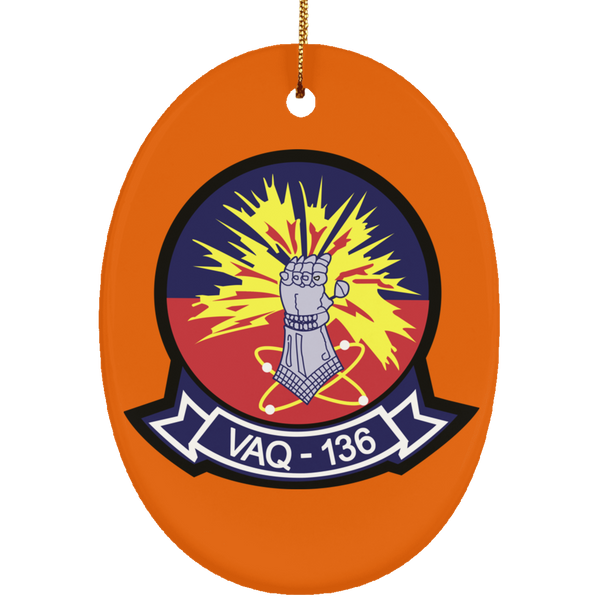 VAQ 136 4 Ornament - Oval