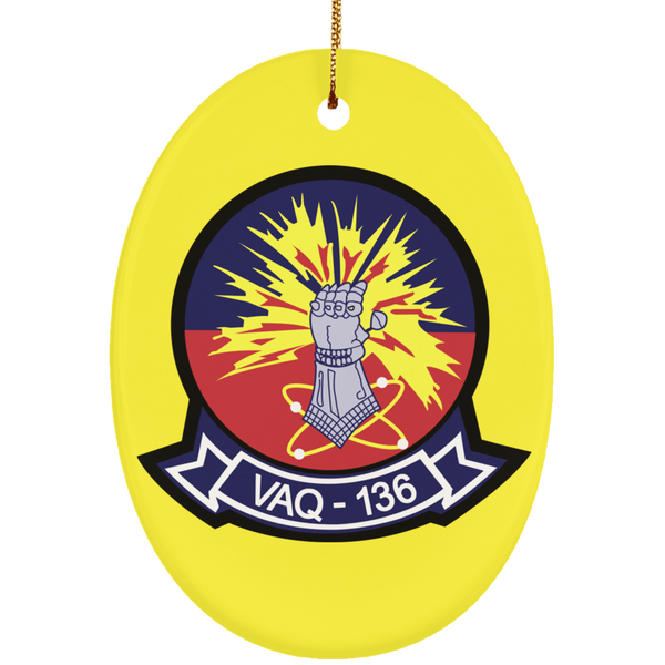 VAQ 136 4 Ornament - Oval