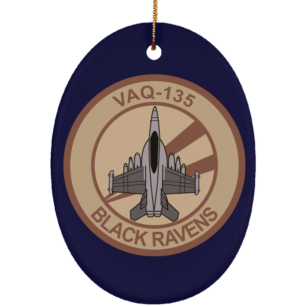 VAQ 135 6 Ornament - Oval