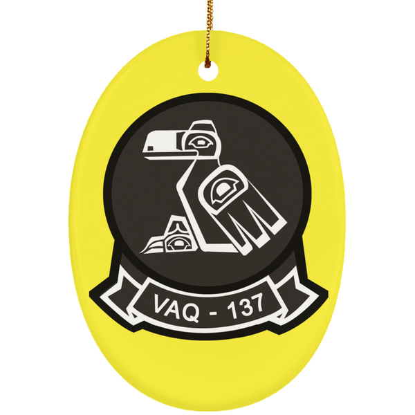 VAQ 137 4 Ornament - Oval