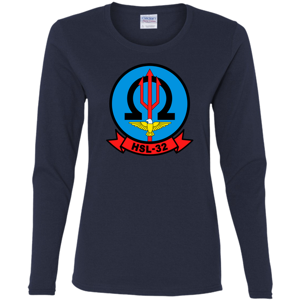 HSL 32 1 Ladies' Cotton LS T-Shirt
