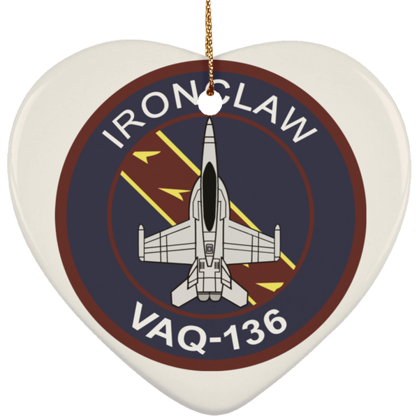 VAQ 136 5 Ornament - Heart