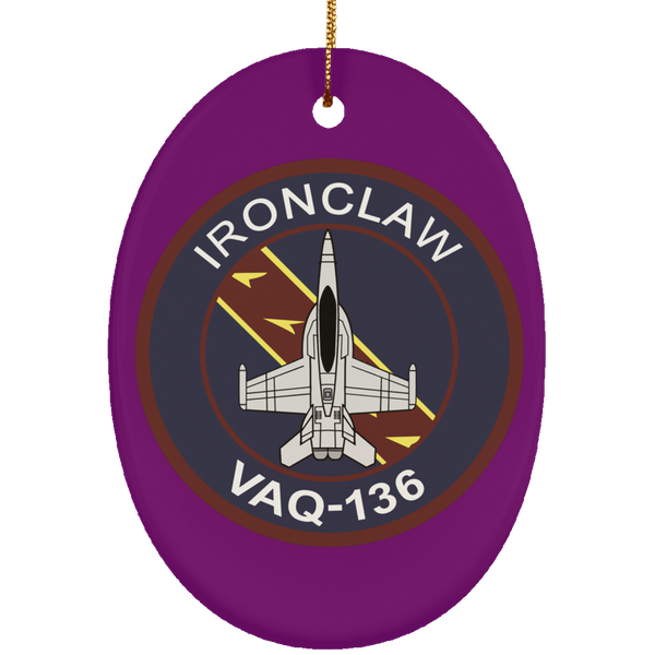 VAQ 136 5 Ornament - Oval