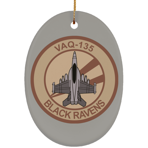 VAQ 135 6 Ornament - Oval