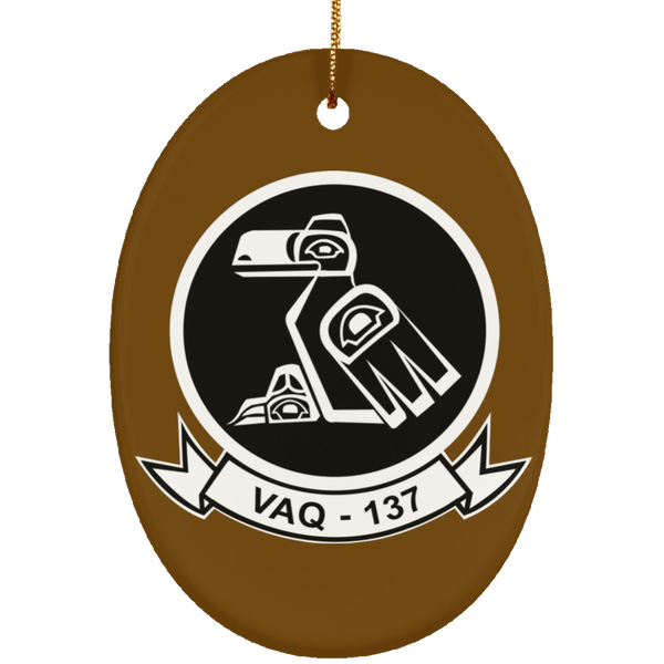 VAQ 137 3 Ornament - Oval