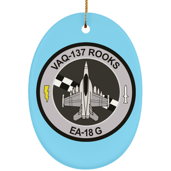 VAQ 137 5 Ornament - Oval