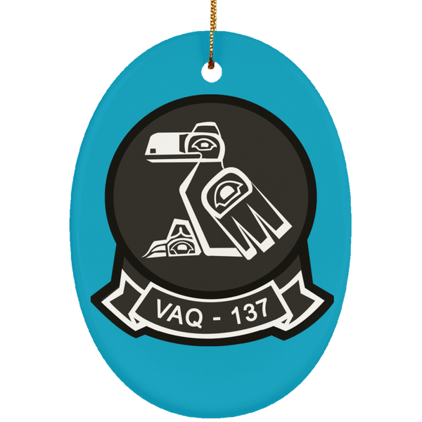 VAQ 137 4 Ornament - Oval