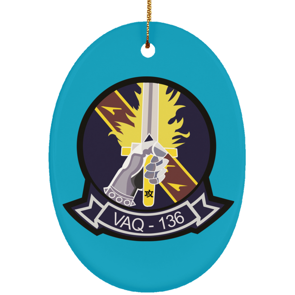 VAQ 136 1 Ornament - Oval