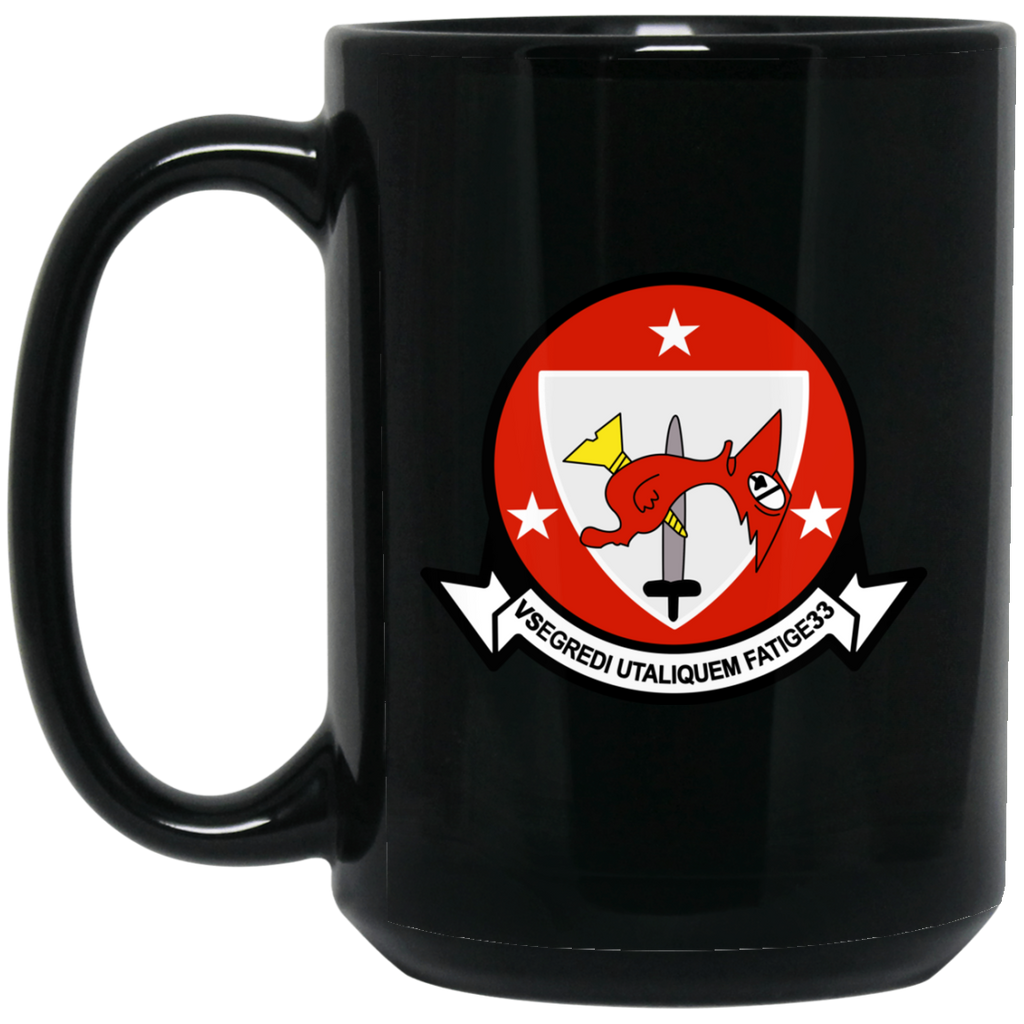 VS 33 6 Black Mug - 15oz