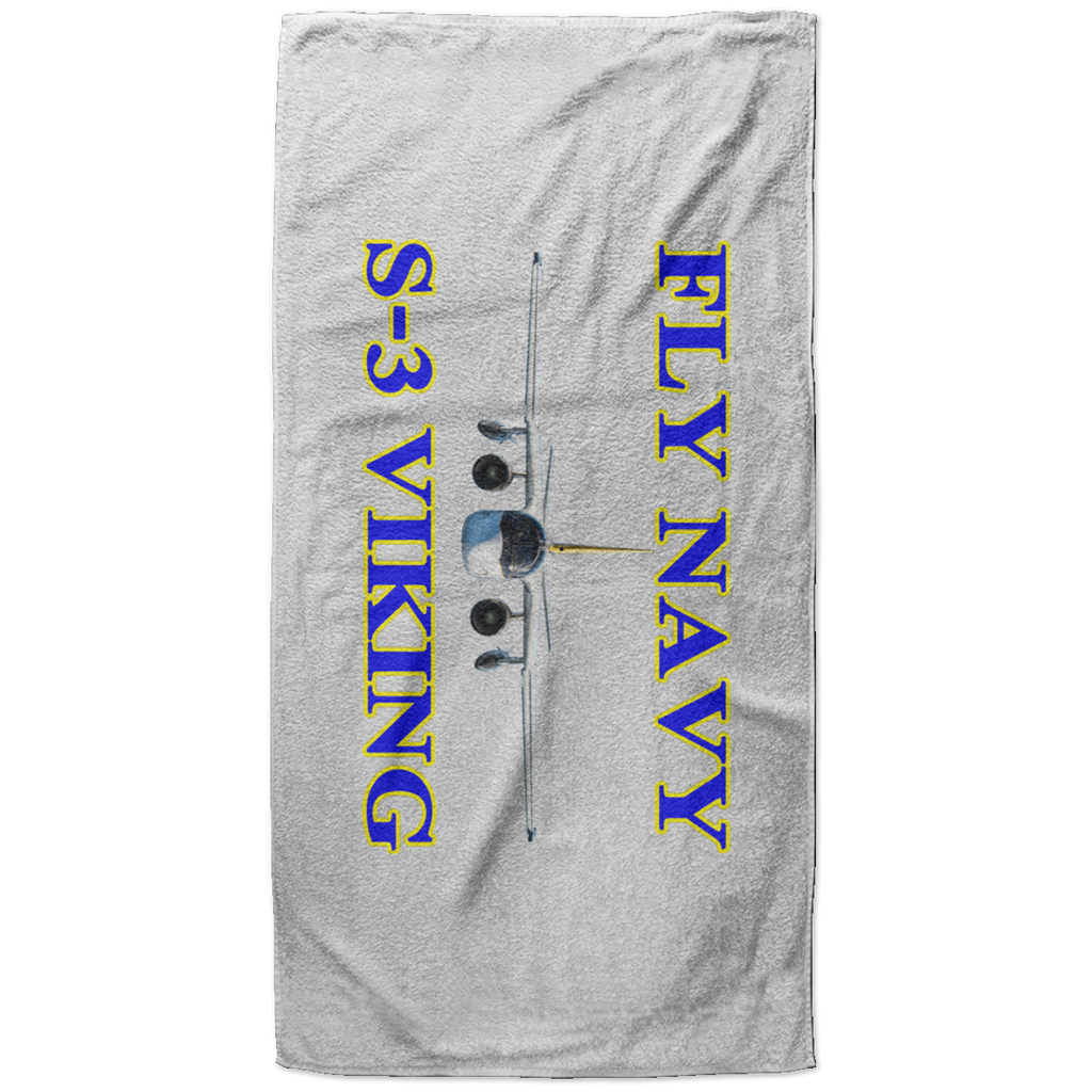 Fly Navy S-3 1 Beach Towel - 37x74
