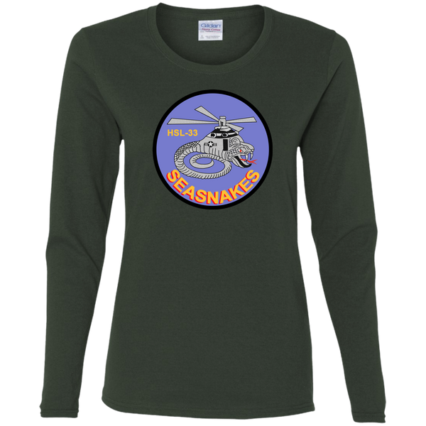 HSL 33 2 Ladies' Cotton LS T-Shirt