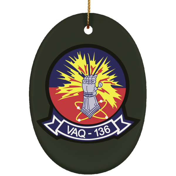 VAQ 136 4 Ornament - Oval