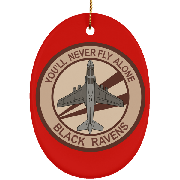 VAQ 135 2 Ornament - Oval