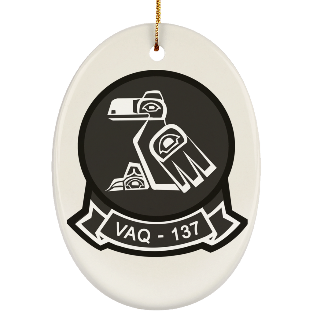 VAQ 137 4 Ornament - Oval