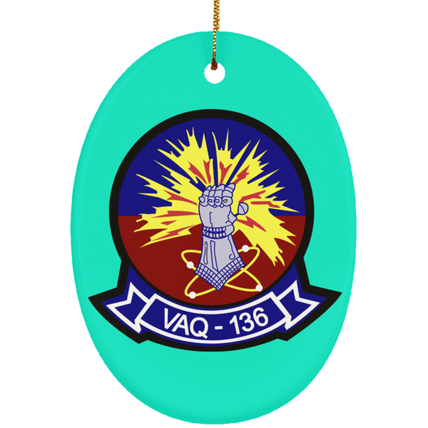 VAQ 136 3 Ornament - Oval