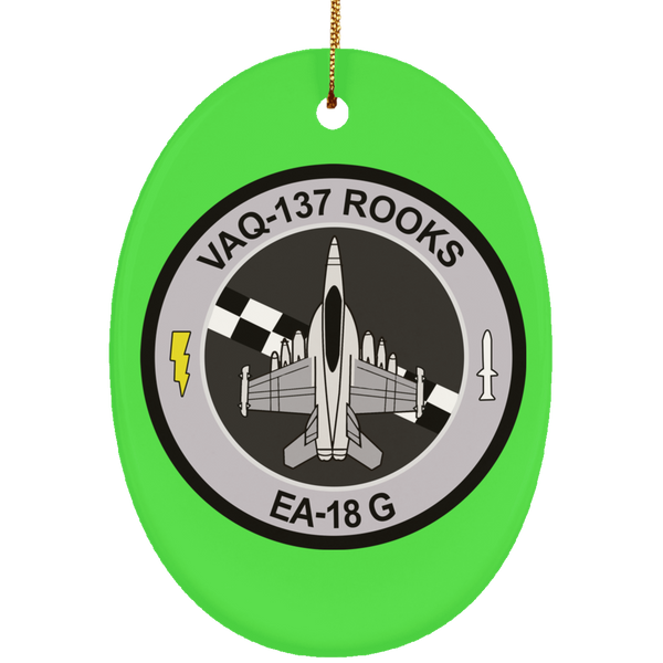 VAQ 137 5 Ornament - Oval