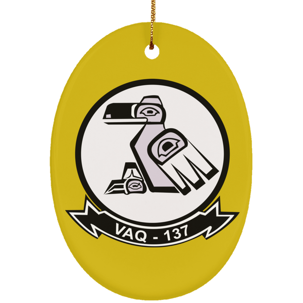 VAQ 137 1 Ornament - Oval