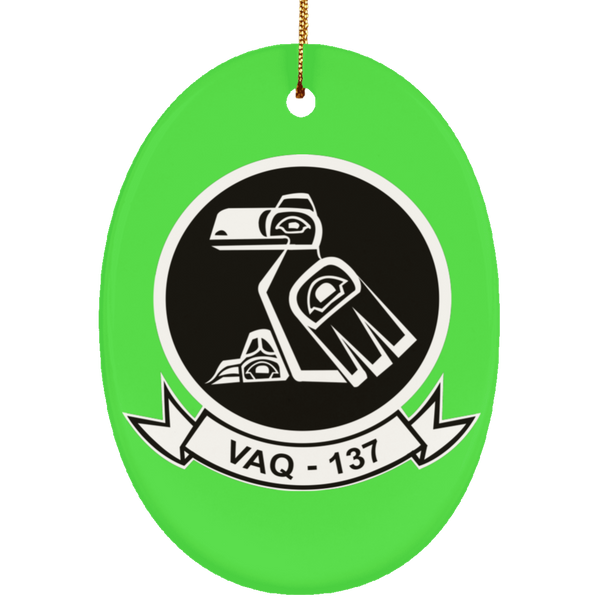 VAQ 137 3 Ornament - Oval