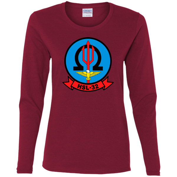 HSL 32 1 Ladies' Cotton LS T-Shirt