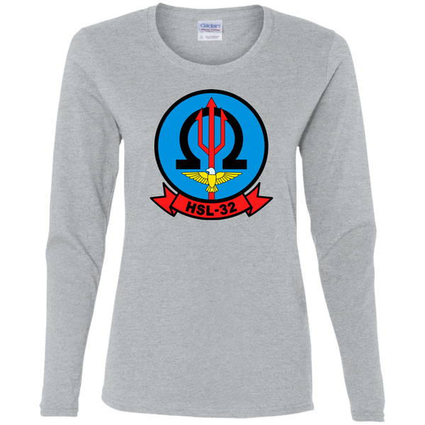 HSL 32 1 Ladies' Cotton LS T-Shirt