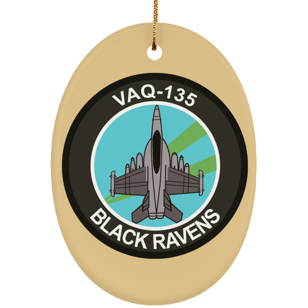 VAQ 135 5 Ornament - Oval