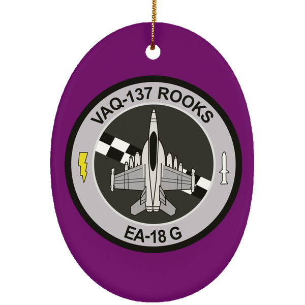 VAQ 137 5 Ornament - Oval