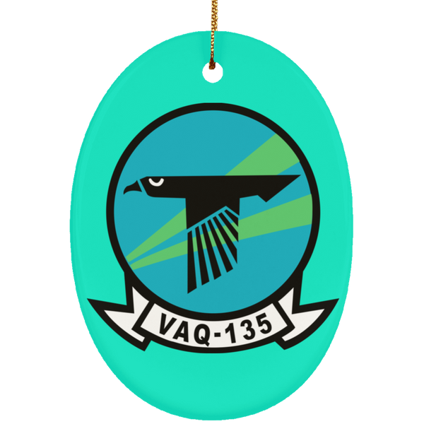 VAQ 135 1 Ornament - Oval