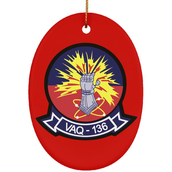 VAQ 136 4 Ornament - Oval