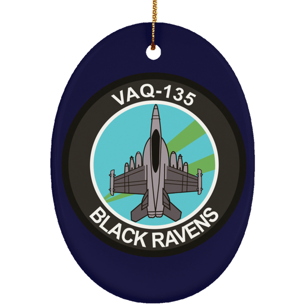 VAQ 135 5 Ornament - Oval