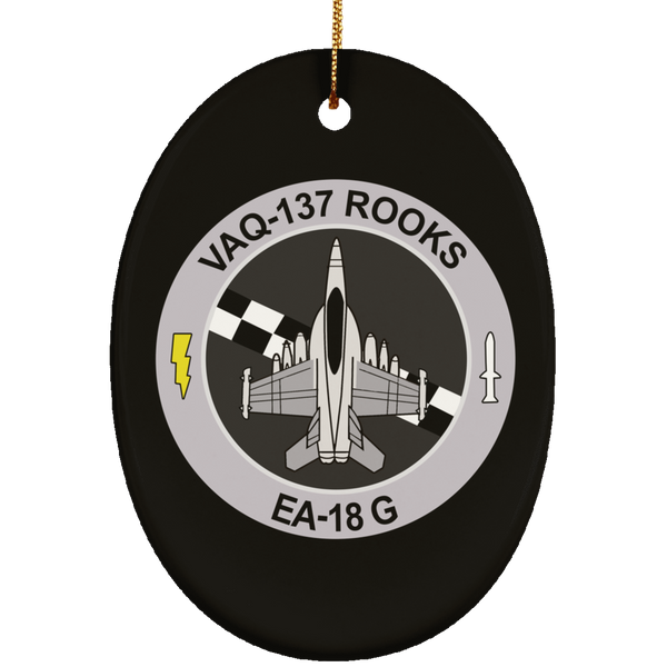 VAQ 137 5 Ornament - Oval