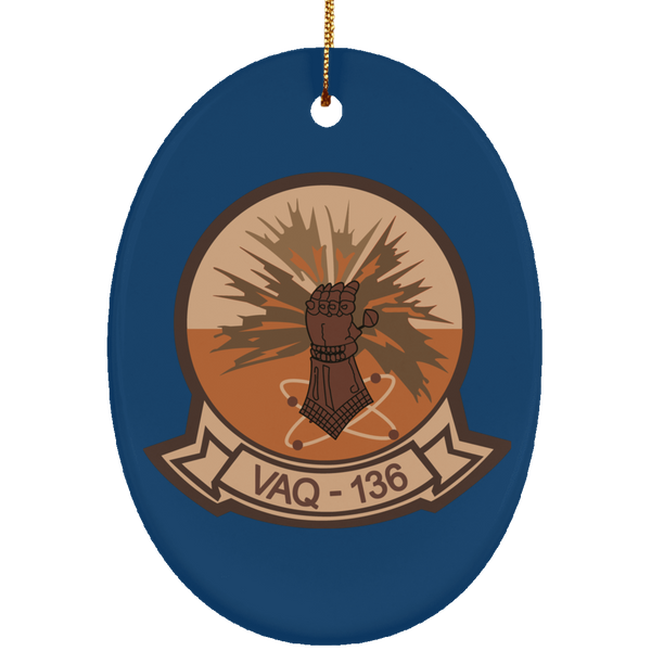 VAQ 136 2 Ornament - Oval