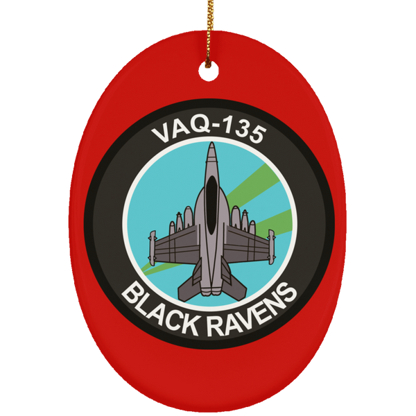 VAQ 135 5 Ornament - Oval