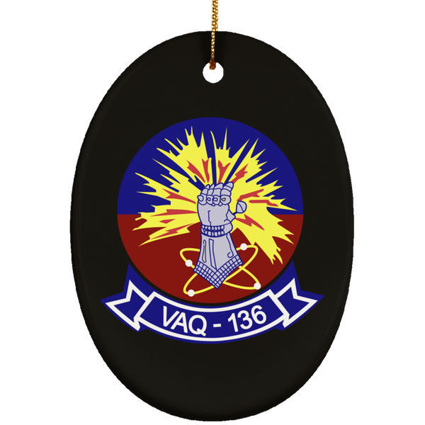 VAQ 136 3 Ornament - Oval