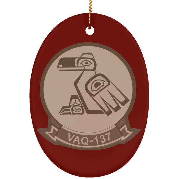 VAQ 137 2 Ornament - Oval