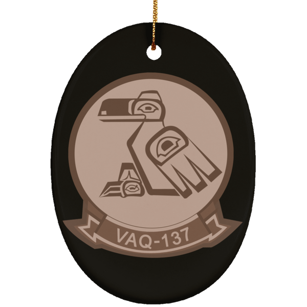 VAQ 137 2 Ornament - Oval
