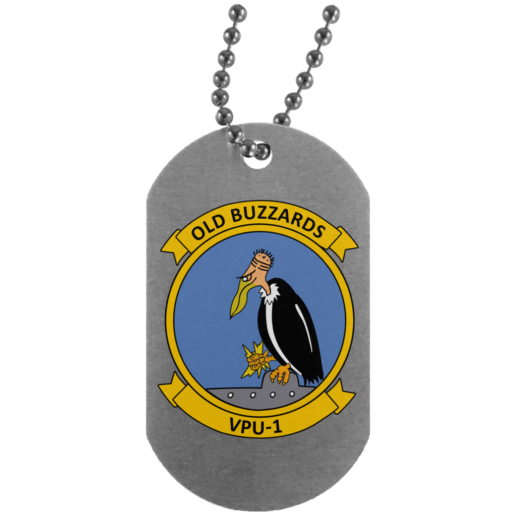 VPU 01 1 Dog Tag - Silver
